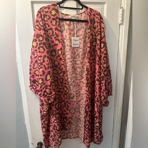 🐆OVERSIZED Davi & Dani Leopard Kimono🐆